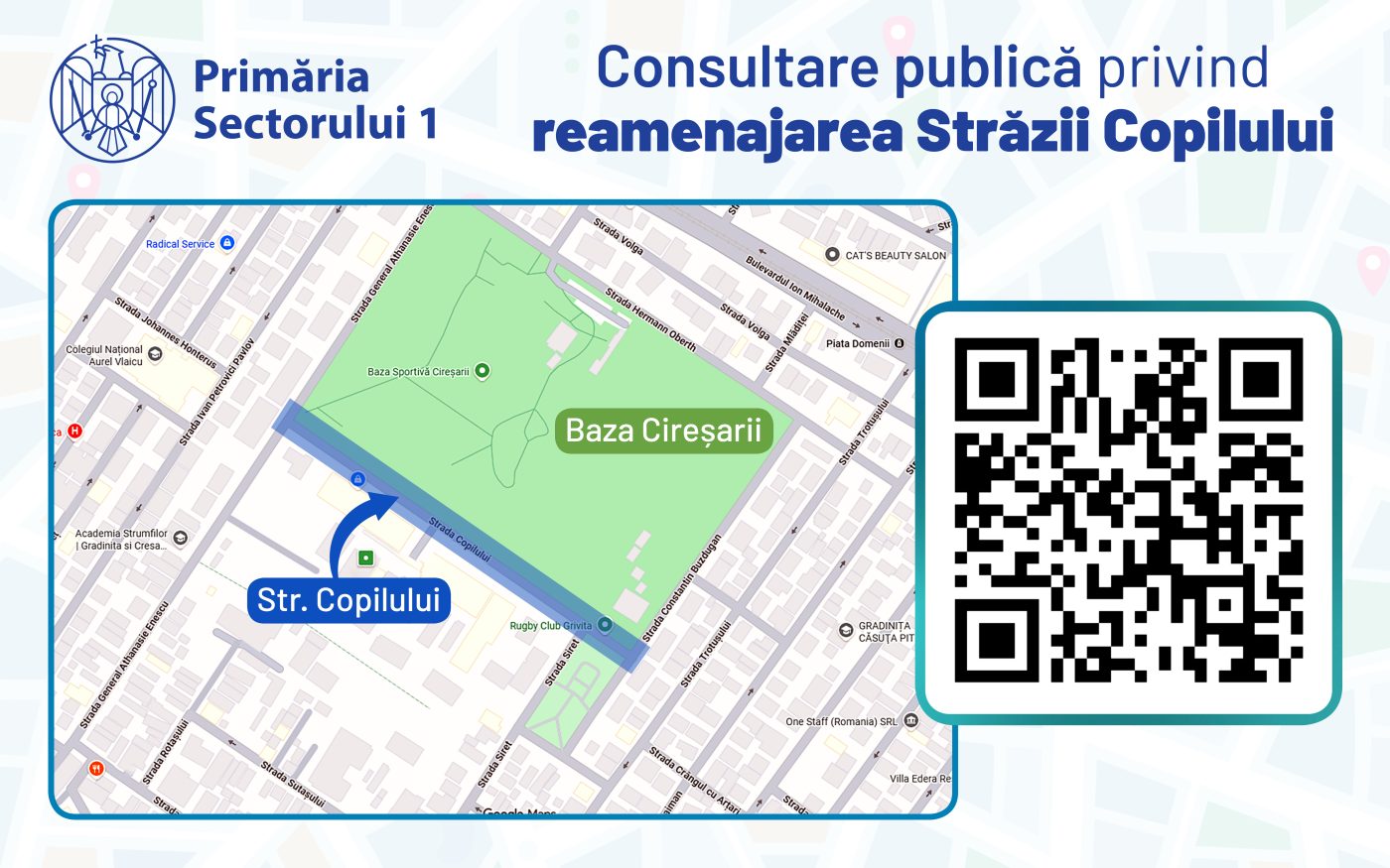Primarul George Tuta ii cheama pe cetateni sa decida cum va arata Strada Copilului