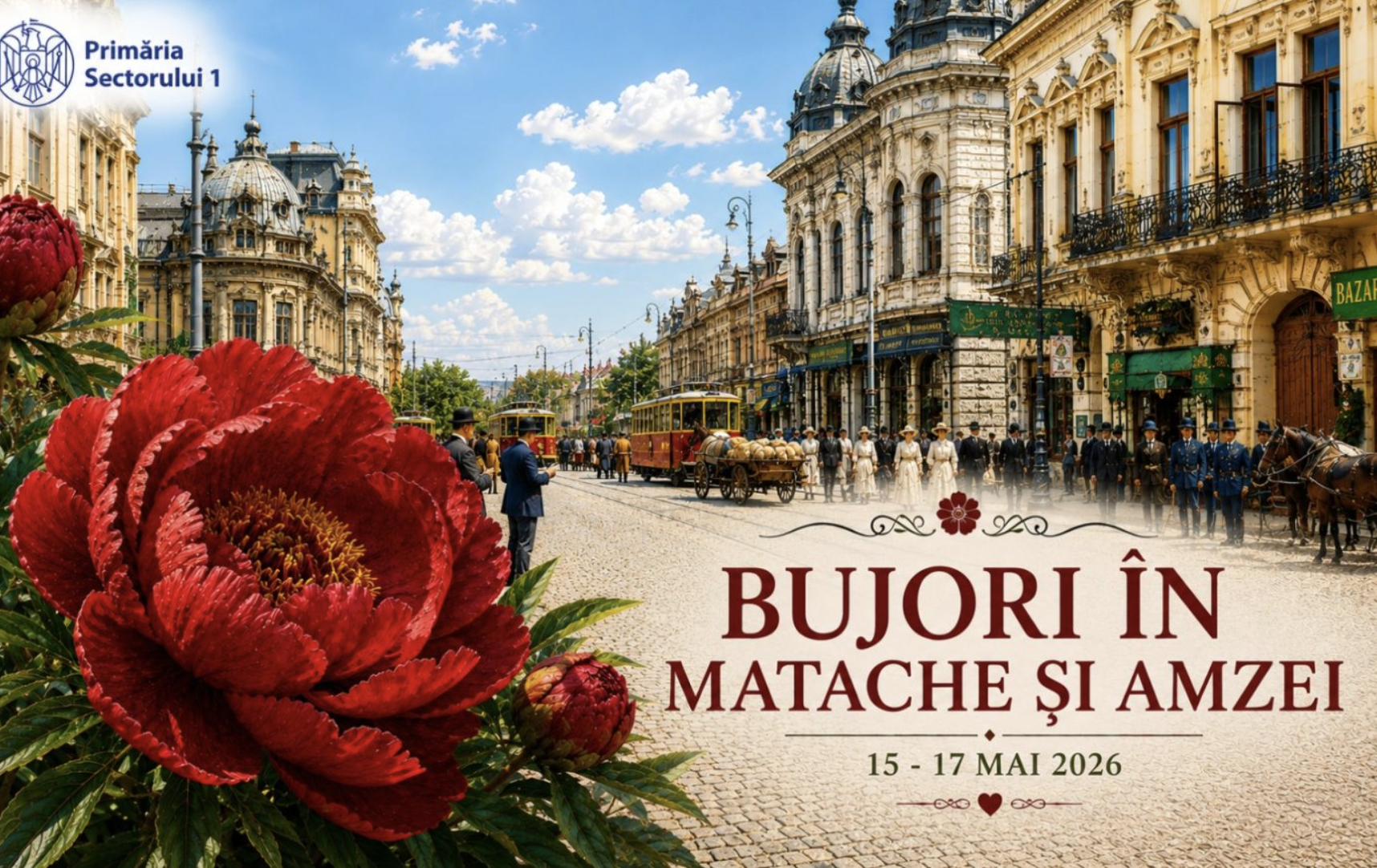 Primăvara cucerește Sectorul 1: bujori, concerte și weekend cu atmosferă de festival
